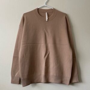Aritzia Tan Knit Top